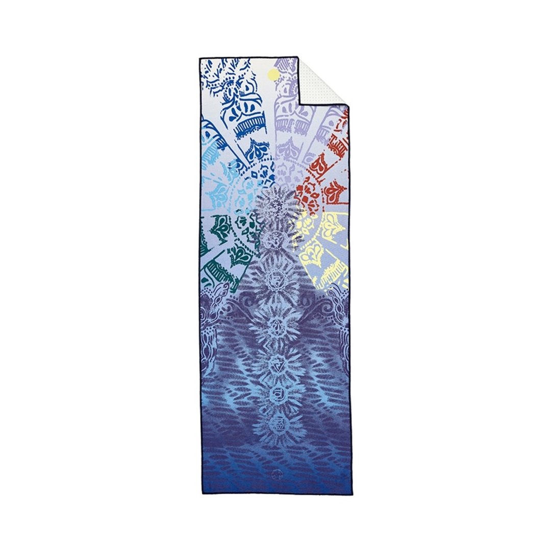 【Manduka】Yogitoes 2.0 瑜珈铺巾 - Chakra Print Blue(湿止滑) - 运动配件 - 其他材质 多色