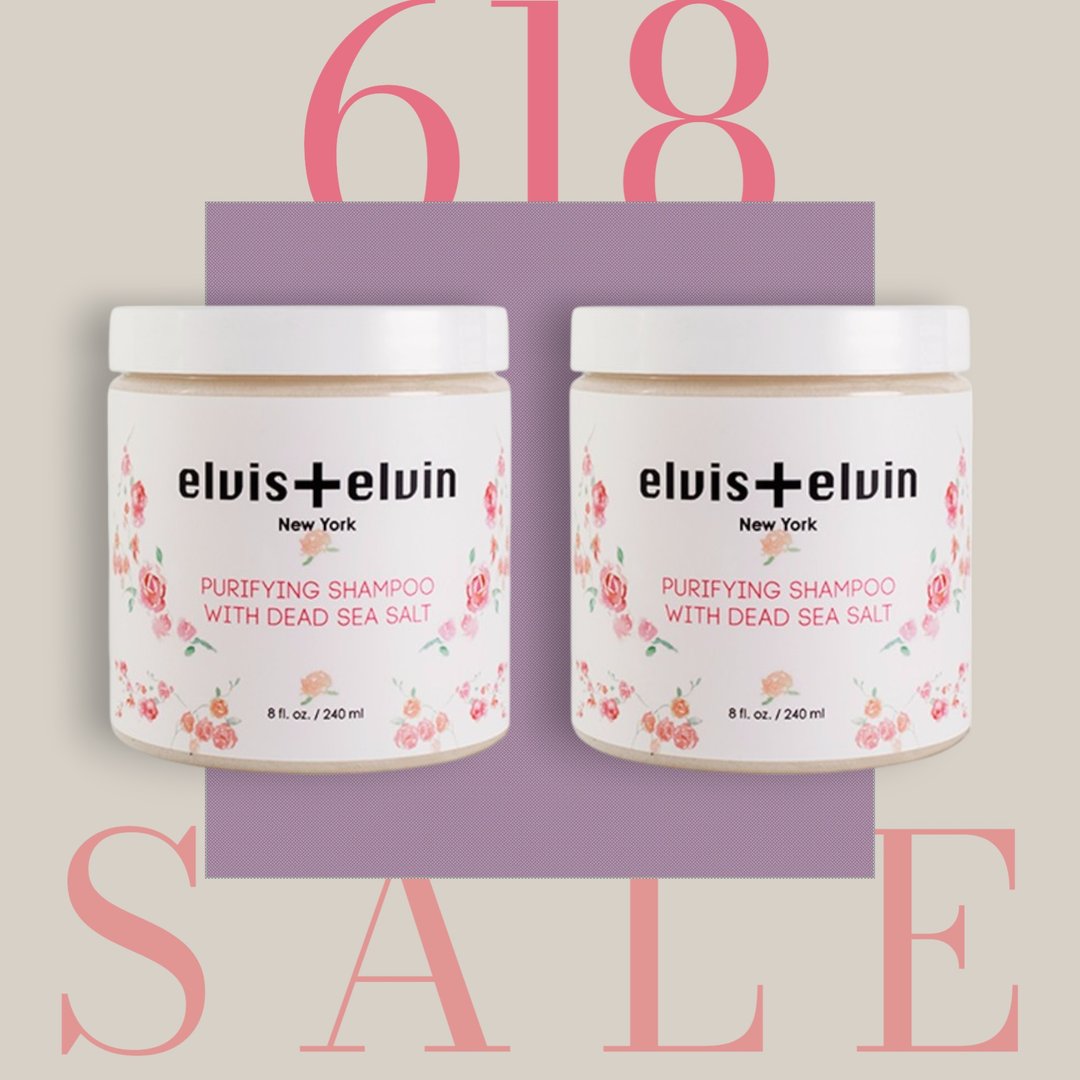 【elvis+elvin】美国纽约海盐玫瑰透净洗发膏 618年中庆买一送一 - 洗发用品 - 其他材质 白色