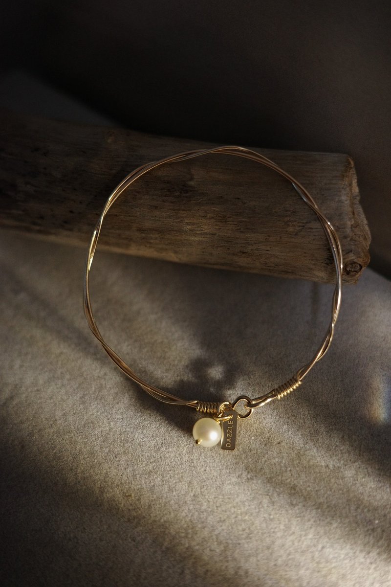 Vinna 珍珠手环 14Kgf - 手链/手环 - 珍珠 白色