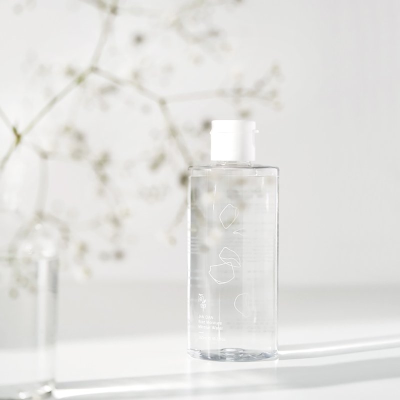 【简单JAN DAN】玫瑰保湿卸妆水 #温和卸净 - 脸部清洁/卸妆用品 - 塑料 白色