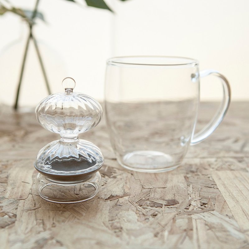 浮云醇茶器+400cc茶杯 - 茶具/茶杯 - 玻璃 透明