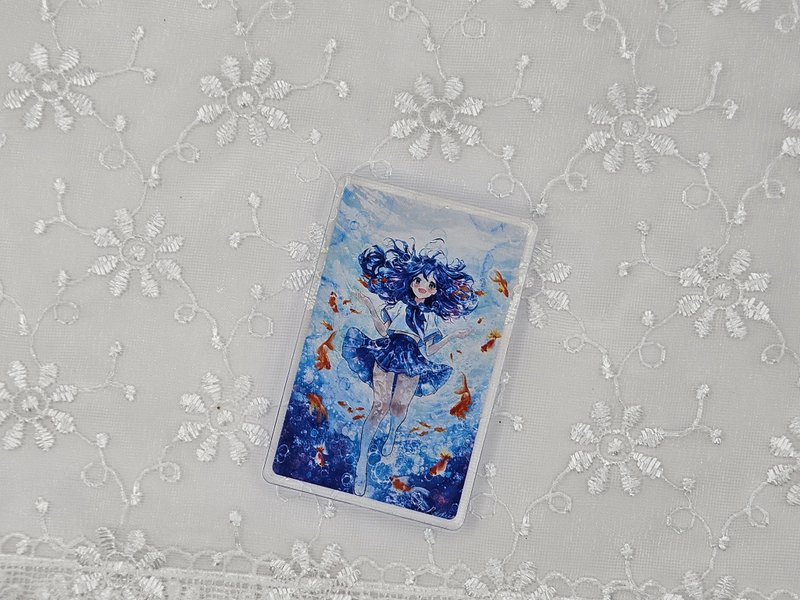 海中女孩压克力收藏卡 - 吊饰 - 压克力 