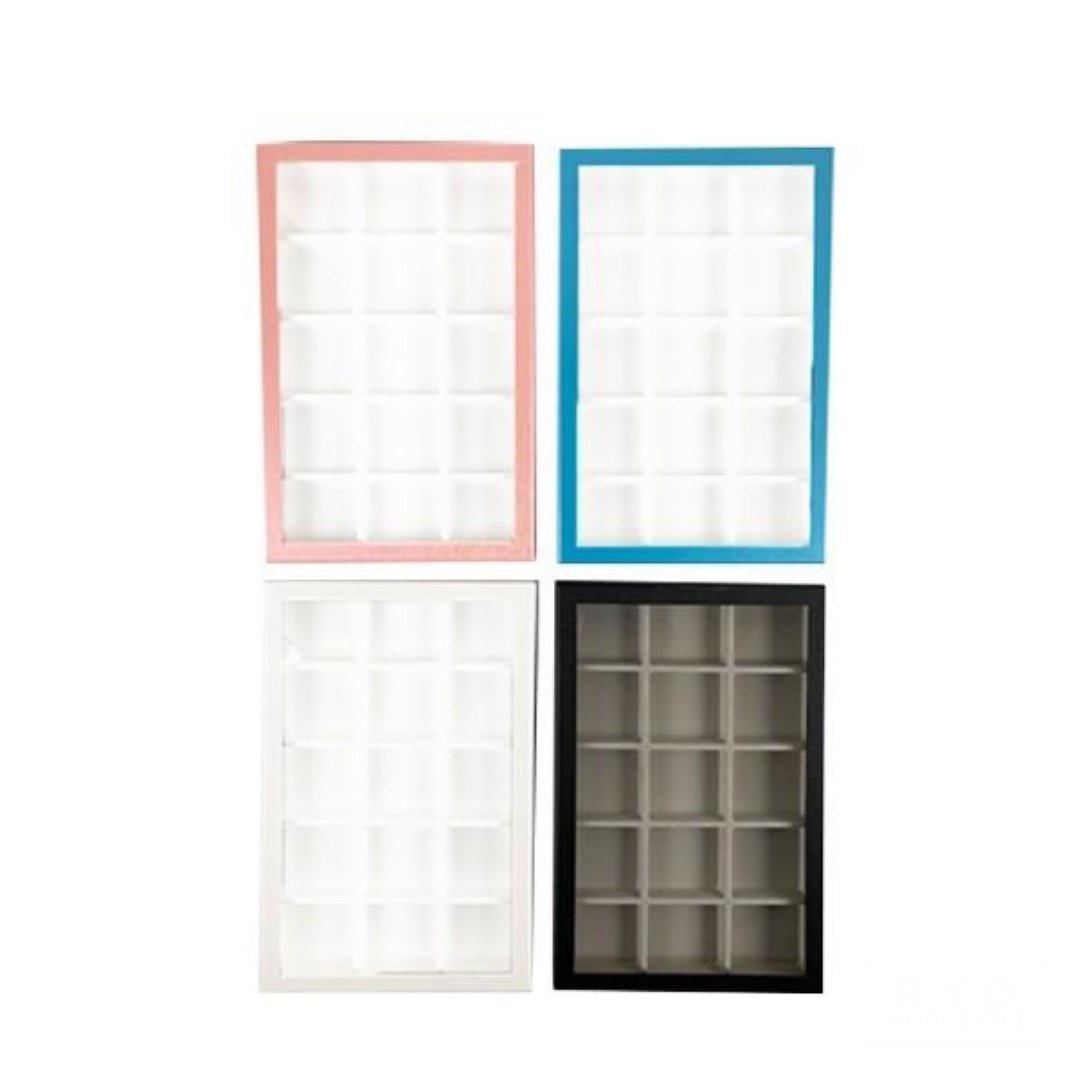 Loose case with window paper box 50mm partition board 4color - 收纳用品 - 纸 粉红色