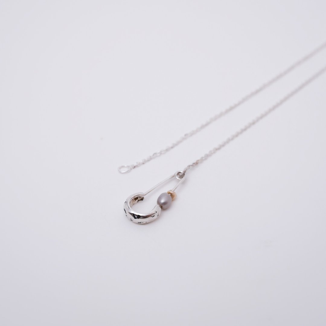 ASC Tiny pin necklace 02 - Leopard - 项链 - 纯银 