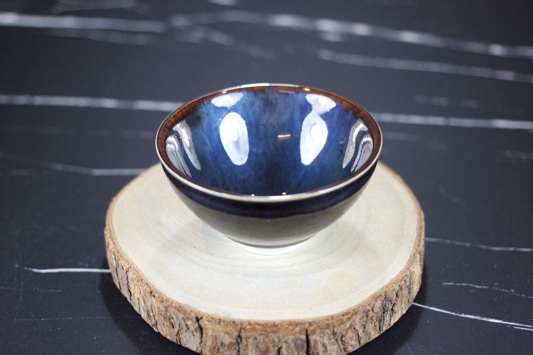 【辛劳的父亲】科幻银 天目釉茶杯 茶碗 莺歌陶艺名家叶敏祥作品 - 茶具/茶杯 - 瓷 