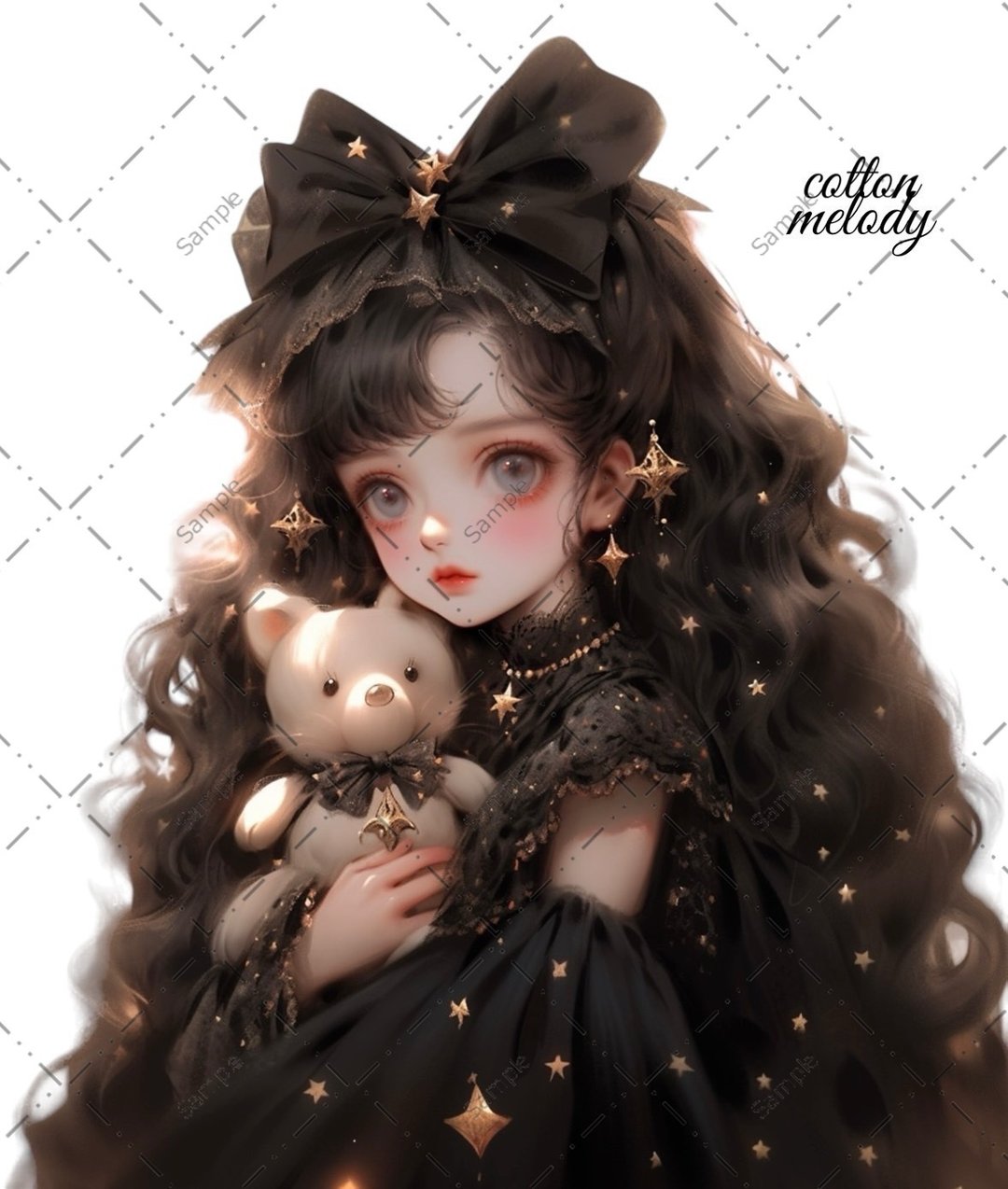 original sticker no.492 人物贴纸 原创贴纸 人物贴纸 女孩贴纸 原创人物贴纸 - 贴纸 - 纸 