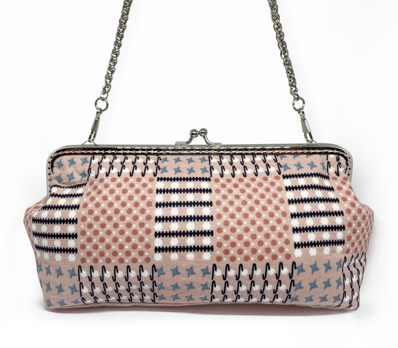 20cm 双面斜孭袋 - 侧背包/斜挎包 - 其他材质 粉红色