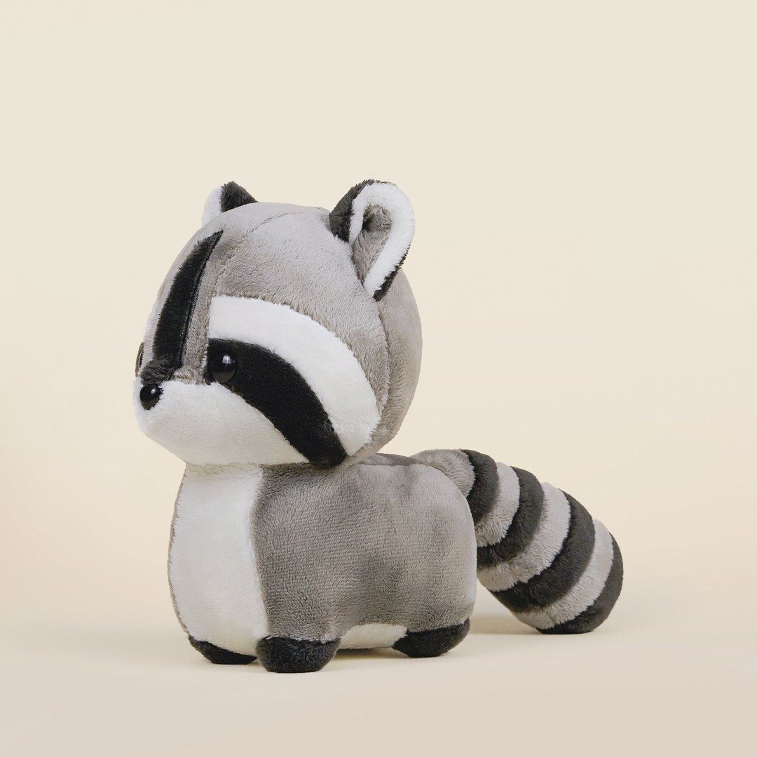 Mini Bellzi | Raccooni-Standing 小站姿浣熊玩偶 - 玩偶/公仔 - 其他人造纤维 灰色