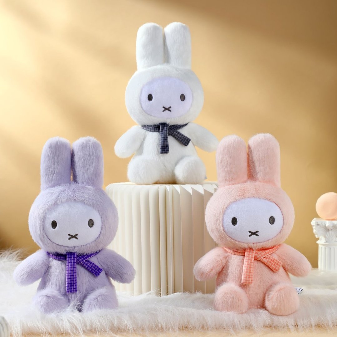 VIPO miffy 马卡龙毛毛公仔 25cm - 玩具/玩偶 - 棉．麻 