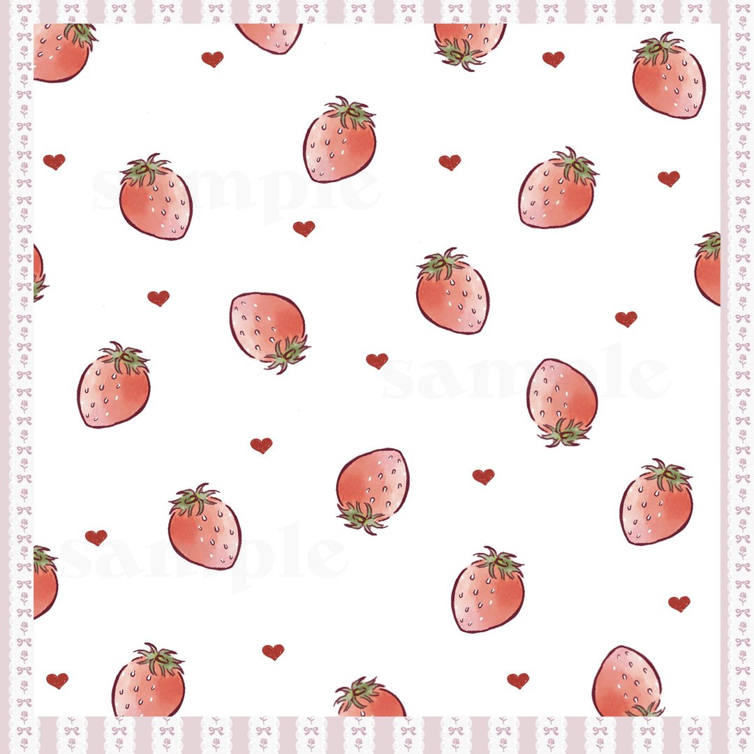 strawberry tracing paper - 纸盒/包装盒 - 纸 多色