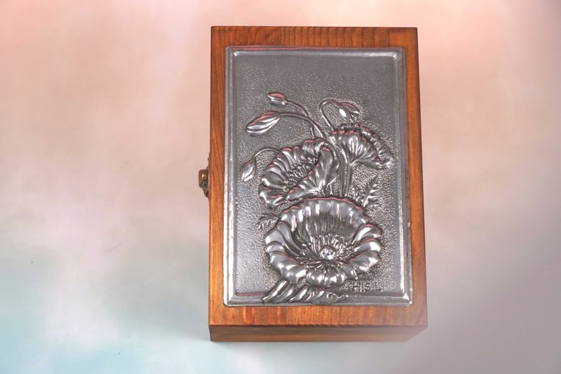 锡雕 罂粟花收纳盒 - 收纳用品 - 其他材质 透明