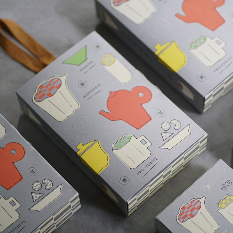 【新品 ! 】百搭礼盒 : 乐茶伴 : 茶包 | 茶叶 | 茶食伴手礼 - 茶 - 新鲜食材 银色