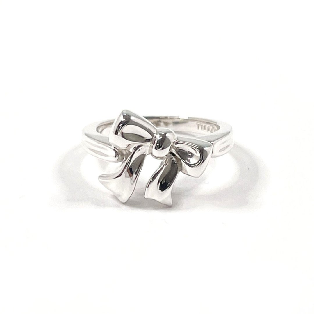 【日本直送 二手美品】8 号 蒂芙尼 TIFFANY&Co. 戒指 蝴蝶结造型 银 925 经抛光处理 配件 珠宝 - 戒指 - 纯银 银色