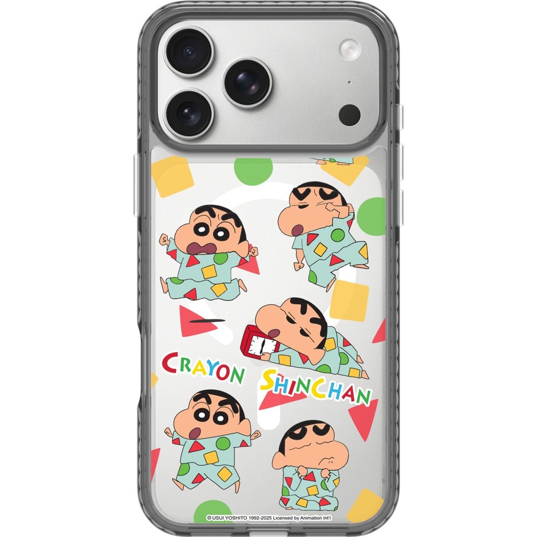 野原新之助  iPhone 17 Samsung S26 气垫防摔镜面手机壳 - 手机壳/手机套 - 塑料 多色