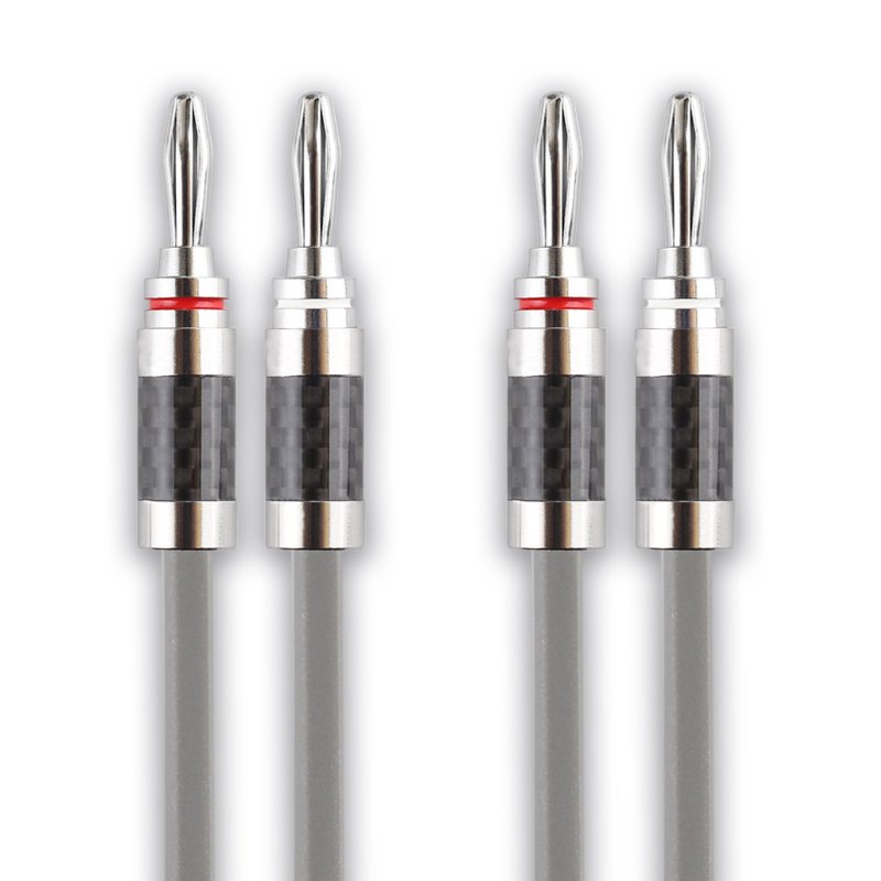 5N无氧铜 碳纤维香蕉头 喇叭线 【川木】音响喇叭线【M202】 - 数码小物 - 其他材质 