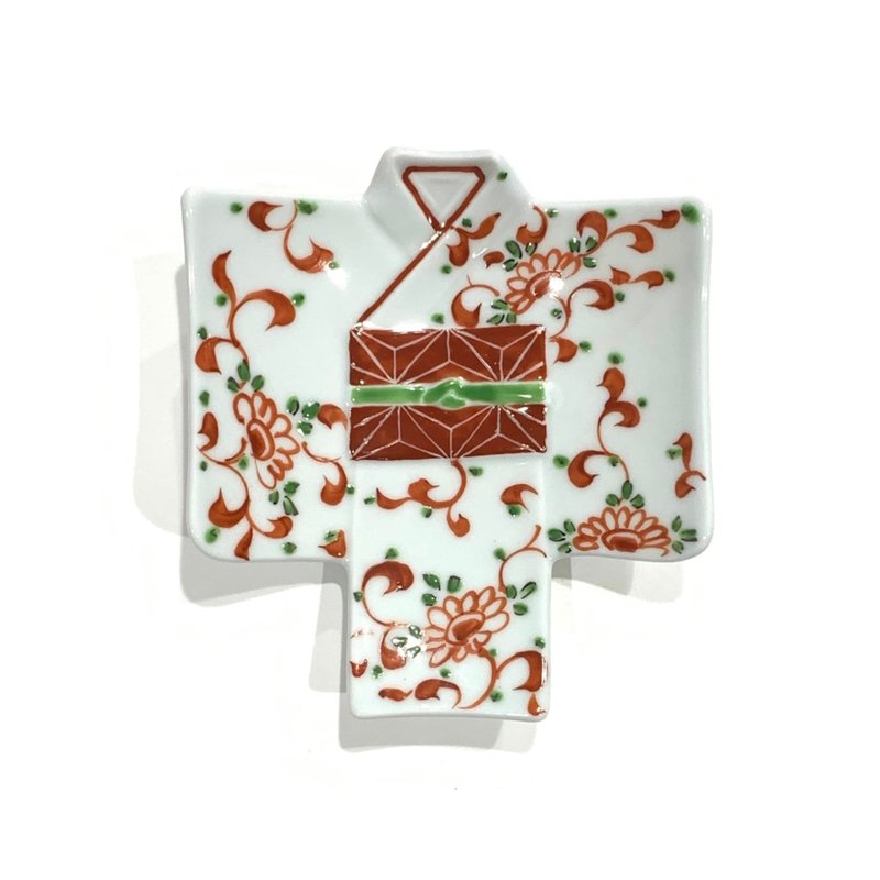 ~闺蜜的礼物~圣诞交换礼物首选- 和服造型碟-万历(吴服店) - 盘子/餐盘/盘架 - 玻璃 多色