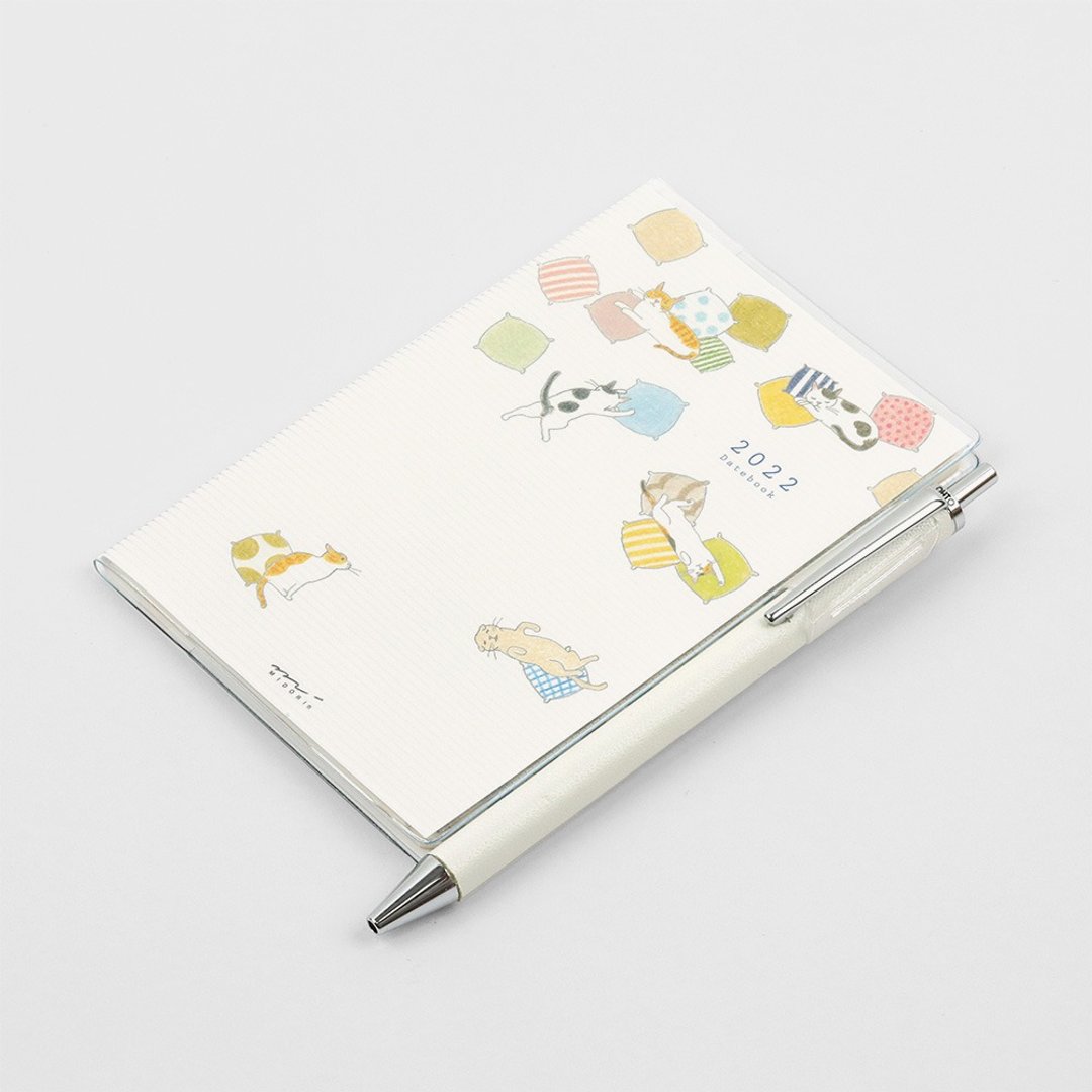 MIDORI Pocket Diary 2022 手帐迷你 月间 | 小猫 - 笔记本/手帐 - 纸 多色