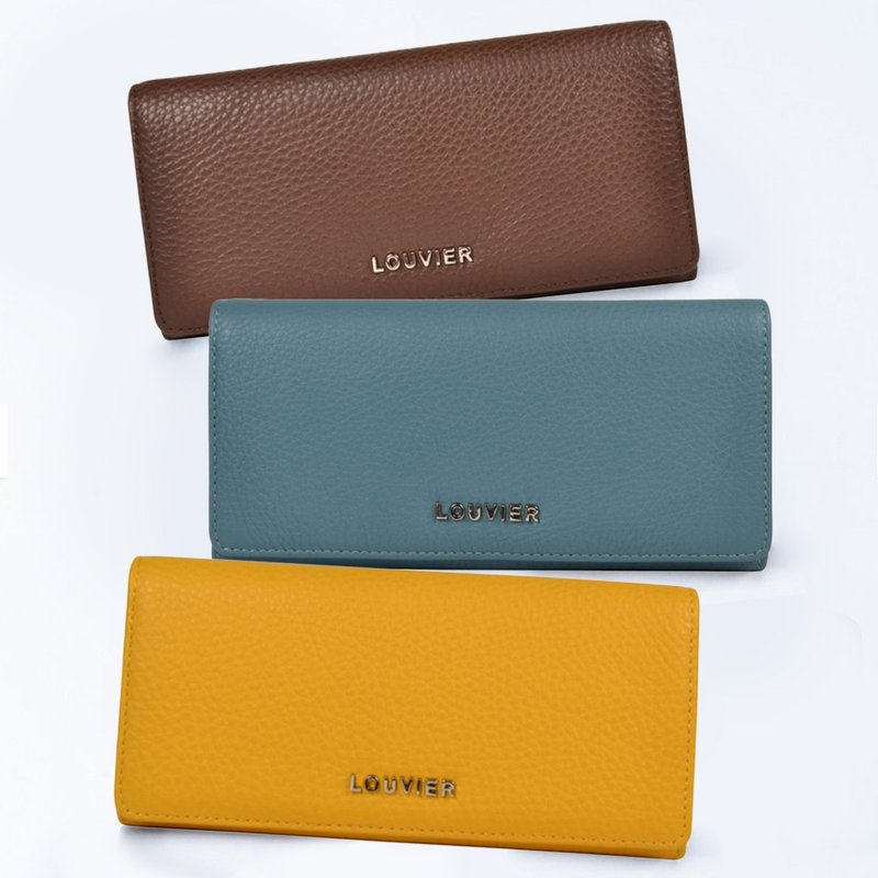 真皮实用长夹/男女钱包/大容量钱包/卡片/钥匙/零钱现金 - 皮夹/钱包 - 真皮 多色