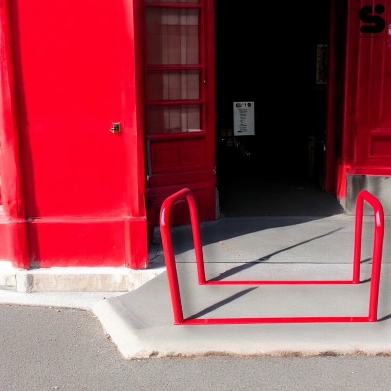 通道拒马.入口请勿停车.出入口.入口.出口.人员进出通道.店面预留 - 其他 - 其他金属 红色