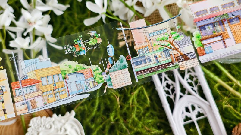 假日午后-2 PET 纸胶带 5米卷 - 纸胶带 - 其他材质 多色