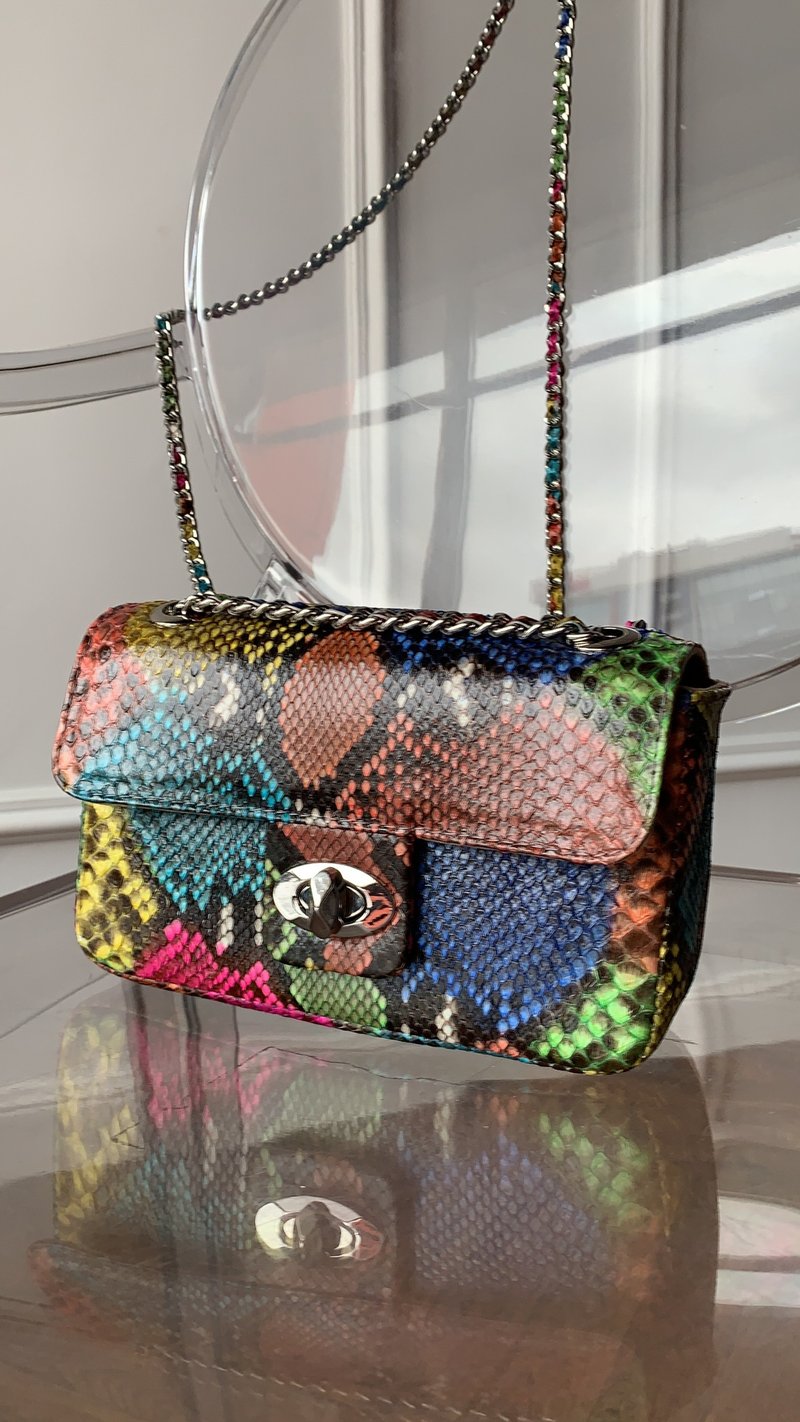 bag python leather - 侧背包/斜挎包 - 真皮 多色