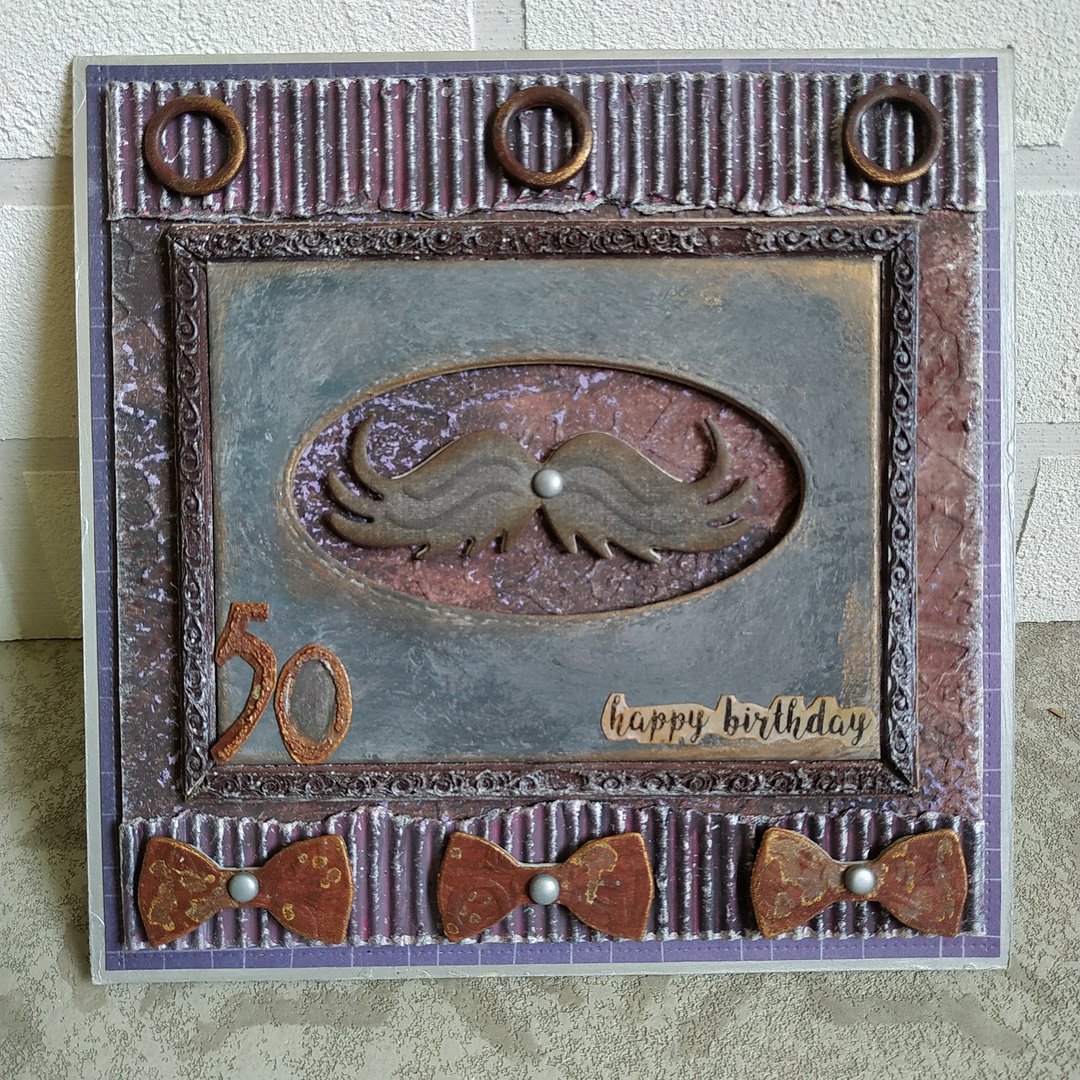 男士生日卡。父亲节快乐卡片 - 卡片/明信片 - 纸 多色