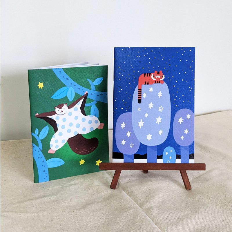 老虎&鼯鼠 空白笔记本 - 笔记本/手帐 - 纸 多色