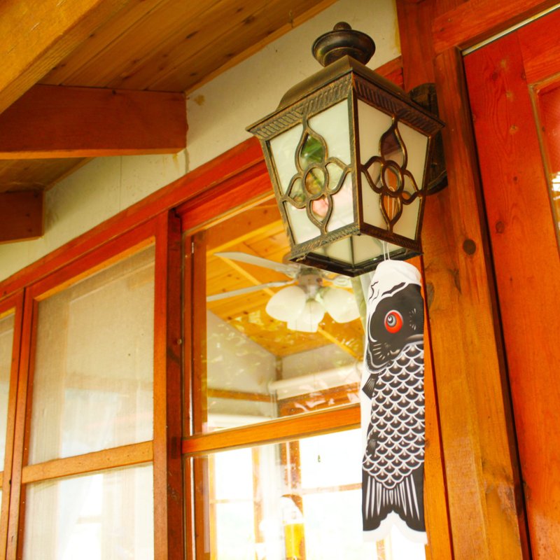 日式鲤鱼旗30CM (黑) - 摆饰 - 聚酯纤维 黑色