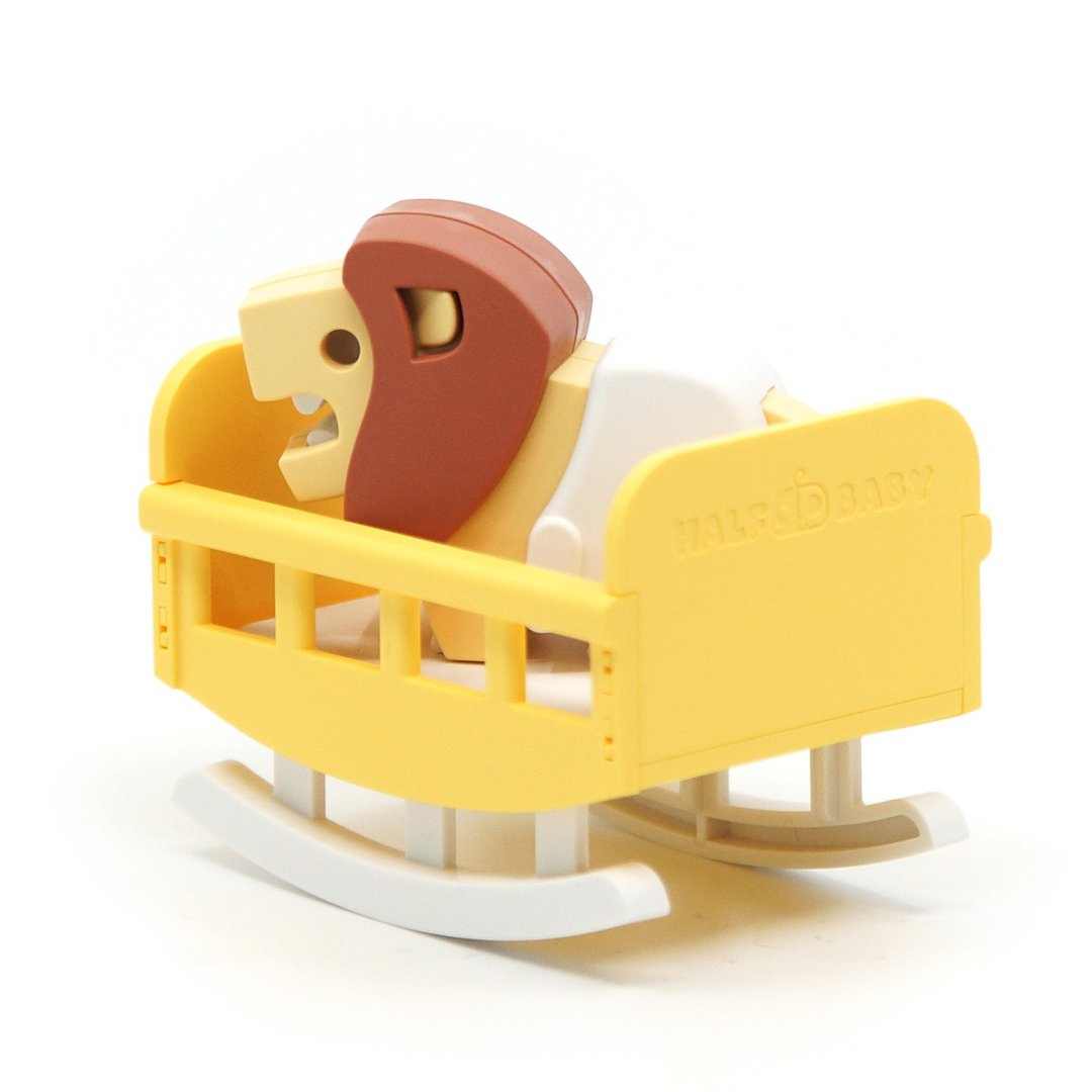Halftoys Baby Animal 狮子STEAM教育玩具 - 玩偶/公仔 - 塑料 多色