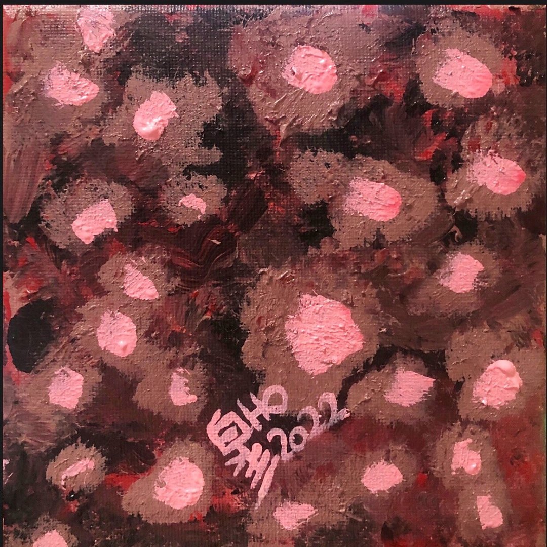压克力画作 - 彼岸繁花 - 海报/装饰画/版画 - 棉 多色