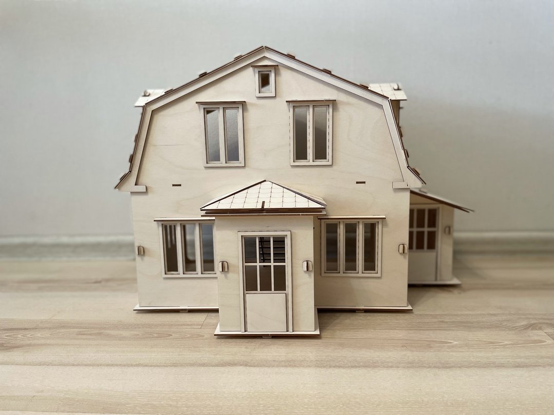 Dorothy Mary Dollhouse | Wooden dollhouse | DIY Dollhouse kit - 玩具/玩偶 - 木头 