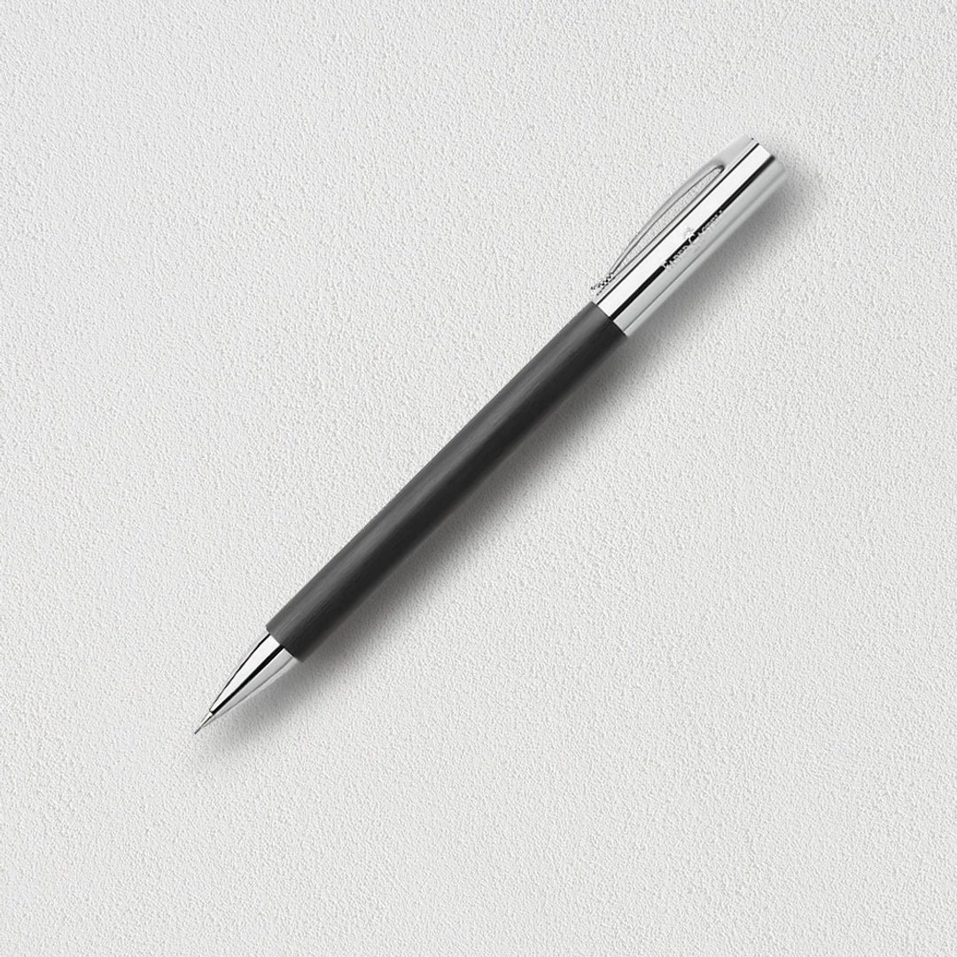 【Faber-Castell】成吉思汗AMBITION纤维0.7mm铅笔 免费刻字 - 铅笔/自动铅笔 - 树脂 黑色