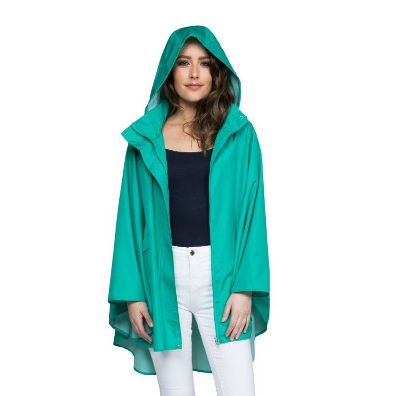 (小NG展示品) November Rain 斗篷雨衣 Arcadia 草原绿 - 雨伞/雨衣 - 聚酯纤维 多色