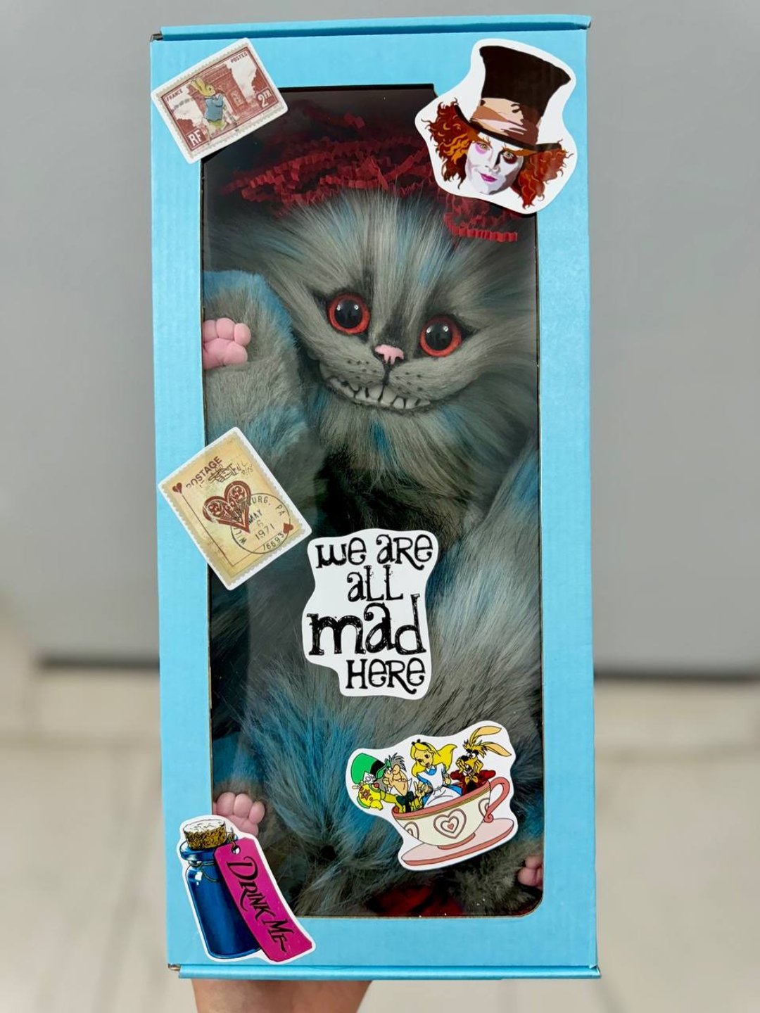 柴郡猫礼盒毛绒玩具内部手工制作 - 玩偶/公仔 - 其他材质 多色