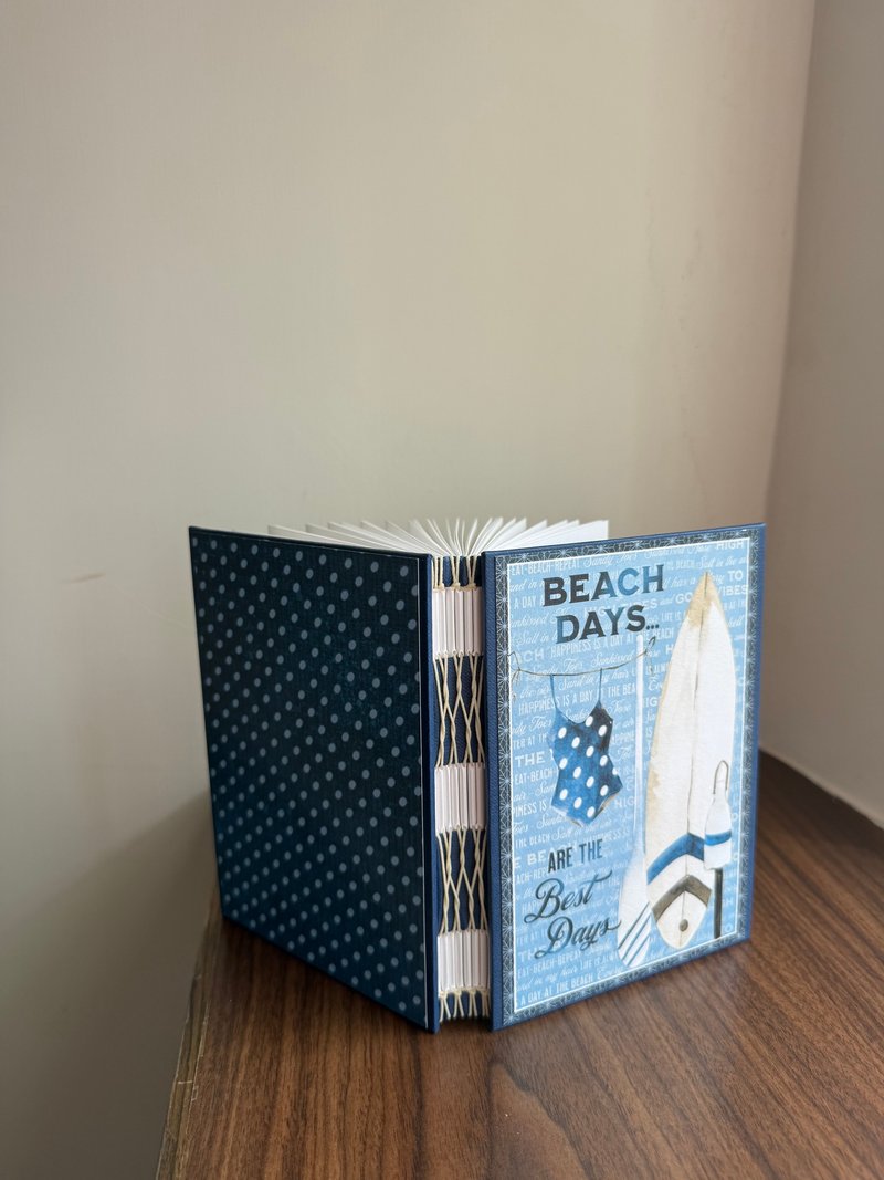 夏日海边 法式手工书 - 笔记本/手帐 - 纸 