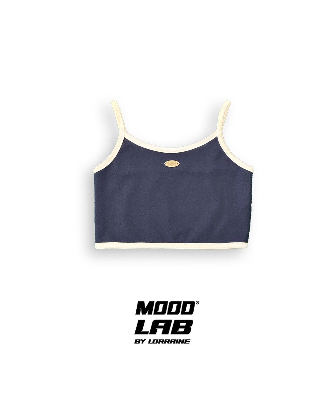 MOODLABBYLORRAINE | 美式复古吊带背心 - 女装背心 - 棉 蓝色