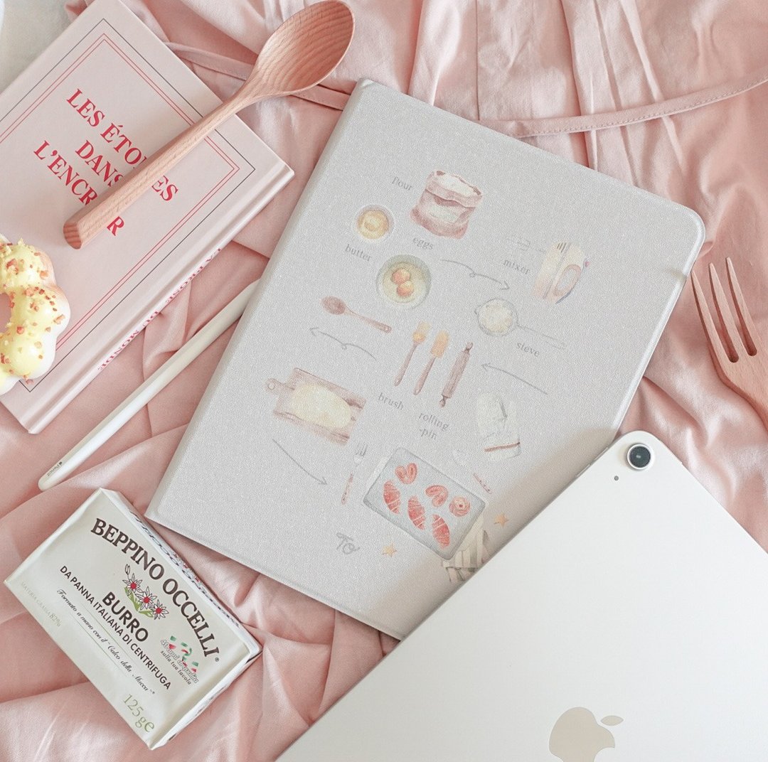 【 Sunday's Bakery周日烘焙店】书本式iPad 保护套 - 其他 - 硅胶 