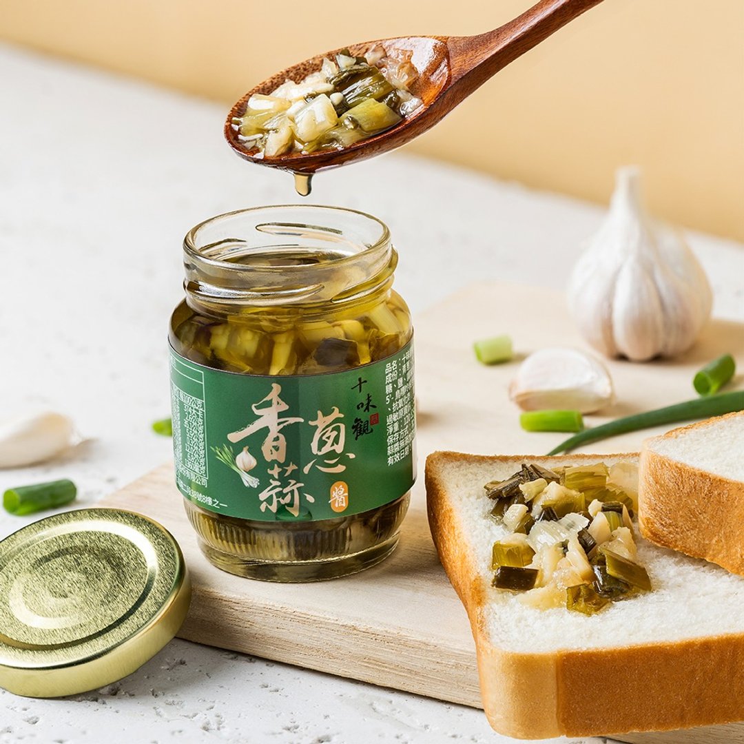 【十味观】香葱蒜酱(120g)X2瓶 - 酱料/调味料 - 玻璃 透明