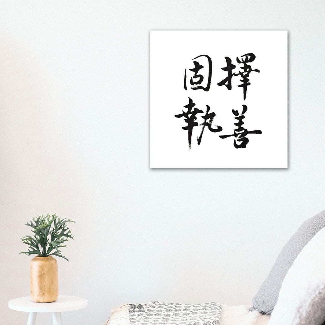 择善固执 书法画布无框画 - 画框/相框 - 棉．麻 