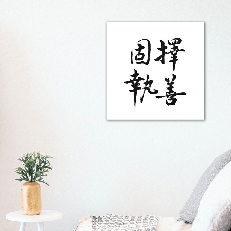 择善固执 书法画布无框画 - 画框/相框 - 棉 