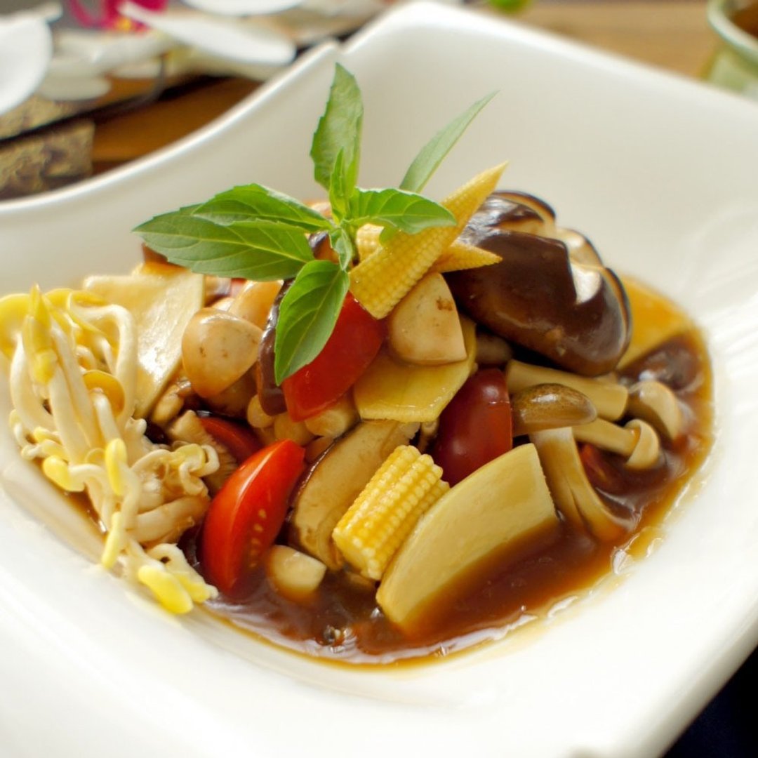 冷冻 - 嘉年华包邮组【汉典食品】塔香素鲜菇 210g(全素)10 入组 - 料理包 - 其他材质 白色