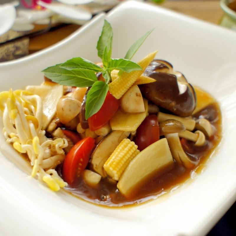 冷冻 - 嘉年华包邮组【汉典食品】塔香素鲜菇 210g(全素)10 入组 - 料理包 - 其他材质 白色