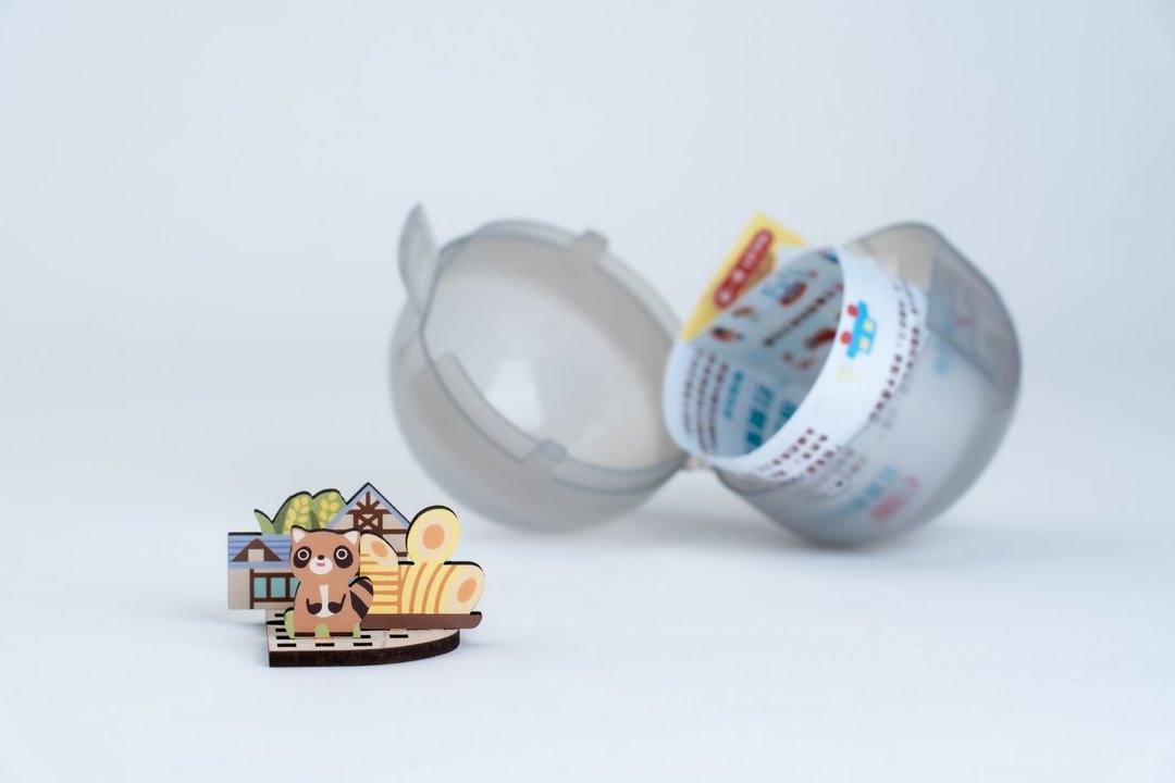OPEN City-玩转宜兰扭蛋-第二弹-亚典菓子工场 - 摆饰 - 木头 