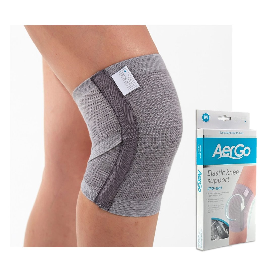 【EuniceMed】AerGo 后交叉护膝 膝盖关节保护 扁弹簧支撑 6601 - 其他 - 其他材质 灰色