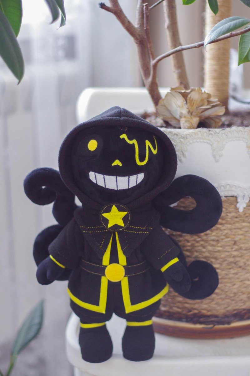 Shattered Dream Sans Undertale AU Collectible Doll | Made to Order - 玩偶/公仔 - 聚酯纤维 黑色