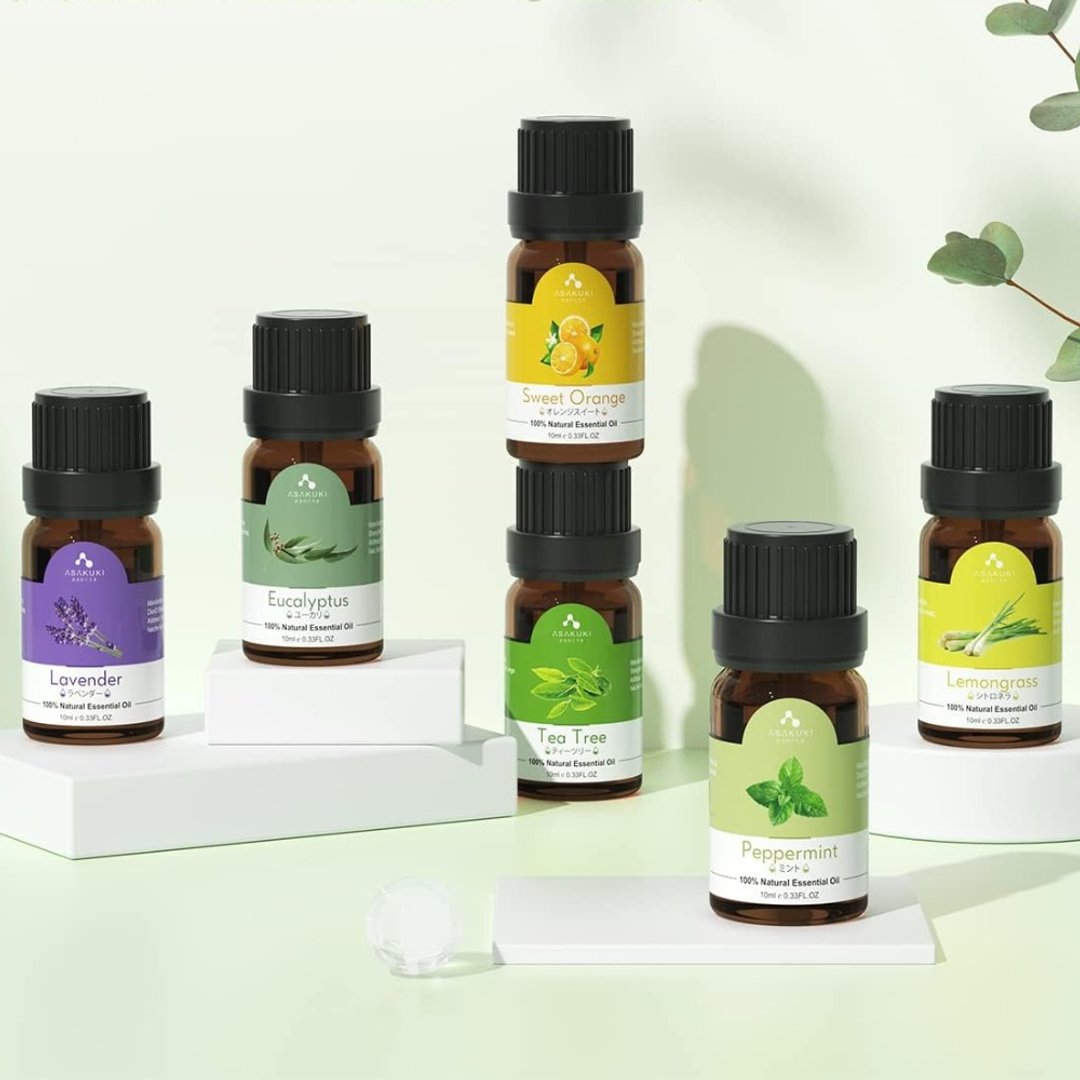 【香氛机专用精油】6枝装日本植物天然香薰精油 男女圣诞交换礼物 - 香薰/精油/线香 - 精油 