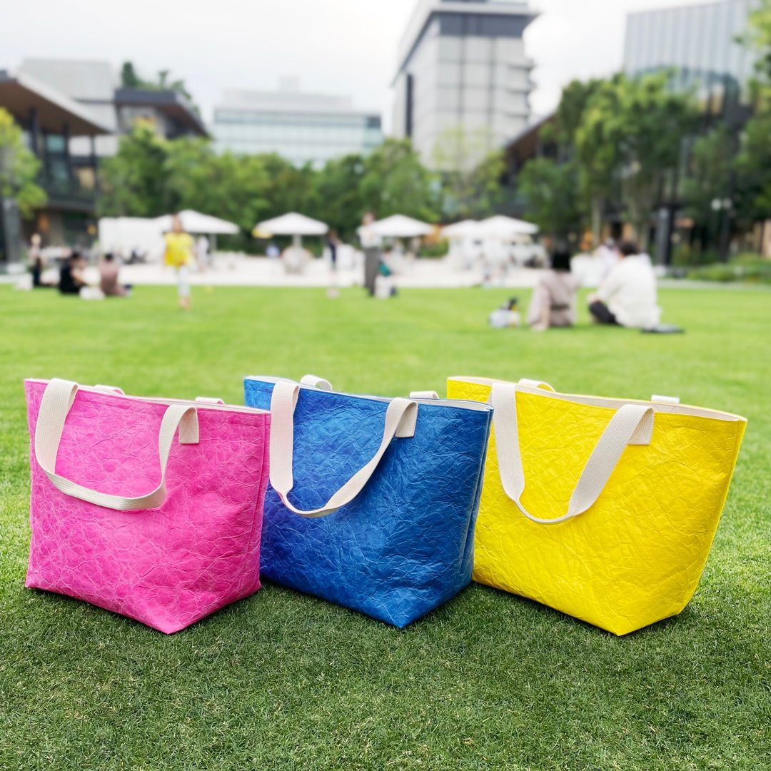DuPont™ Tyvek® 制作 压皱处理 大款托特包 约会包包 侧背包 - 手提包/手提袋 - 防水材质 多色