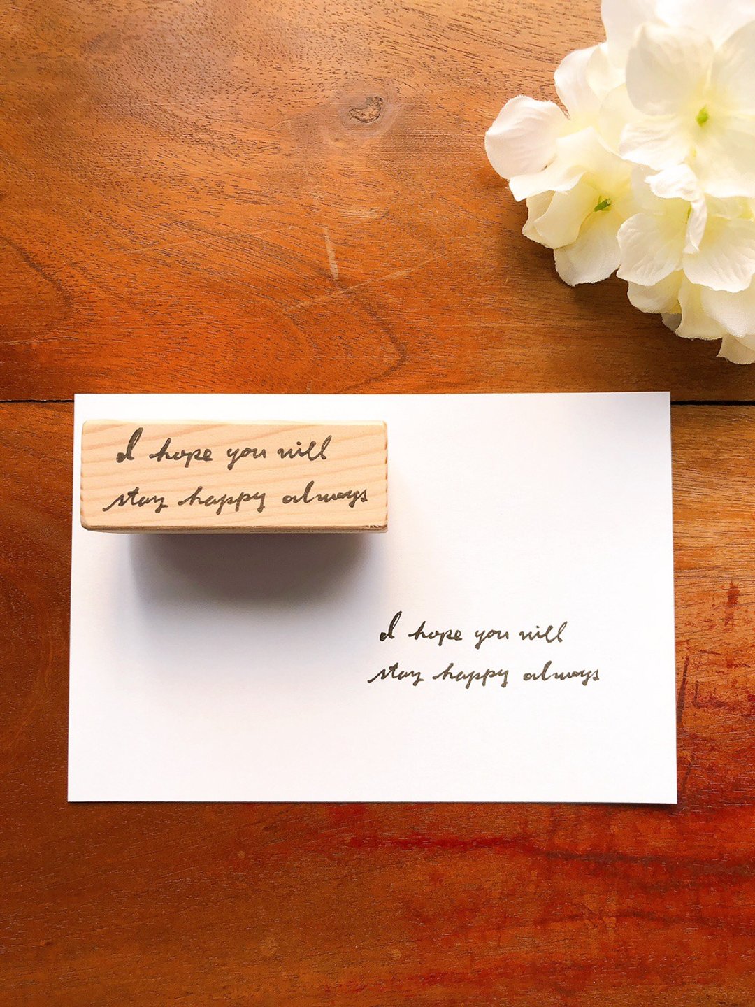 I hope...率性印章 - 愿你永远笑容灿烂 - 印章/印台 - 其他材质 
