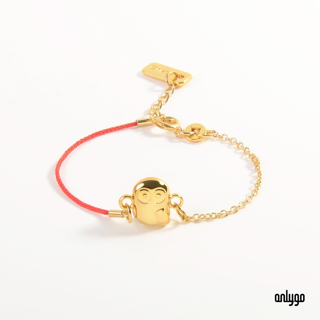 Lucky Bracelet 动物系列幸运手链 / 领角鸮 - 手链/手环 - 其他金属 金色
