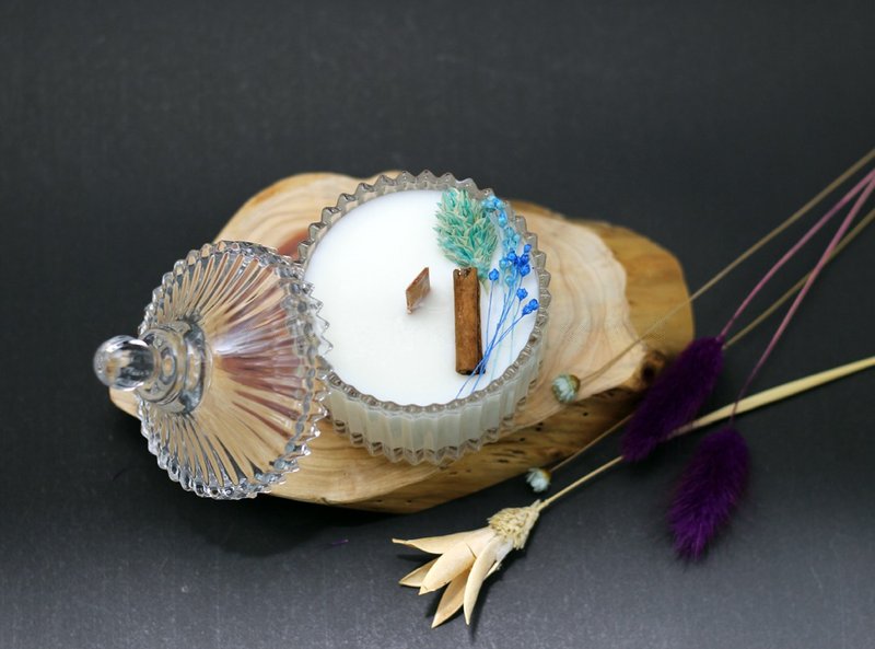 北欧森林 香氛大豆蜡烛 居家香氛 礼物小品 探房礼 - 香薰/精油/线香 - 蜡 绿色